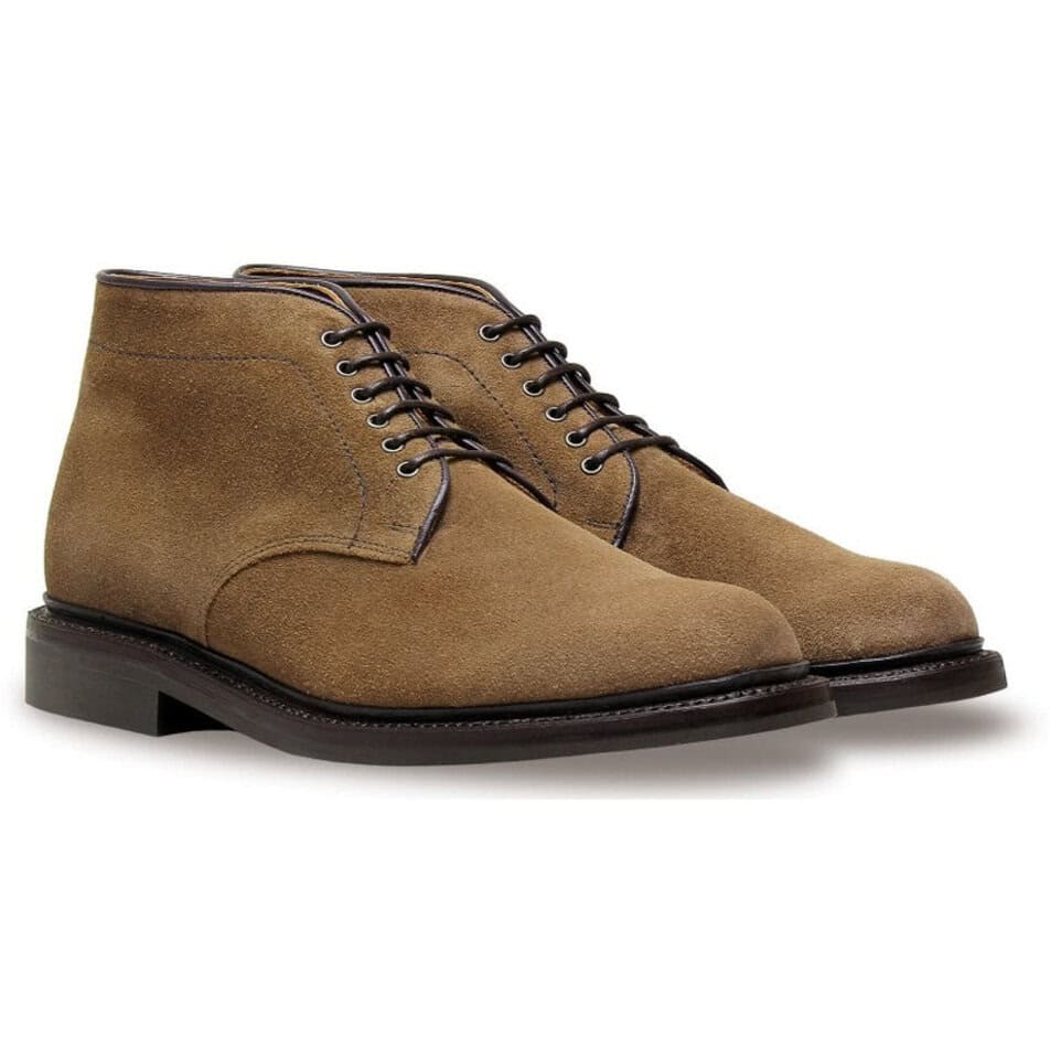 Sanders Daniel Snuff Waxed Suede - Bradshaw & Lloyd